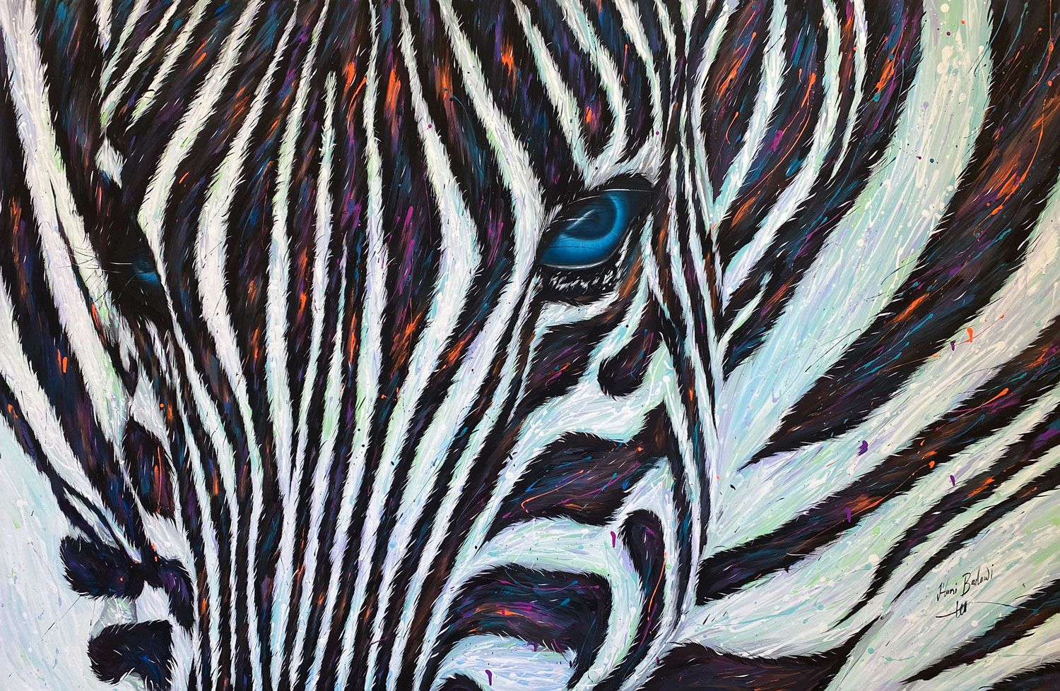 Wild Zebra Pop Color