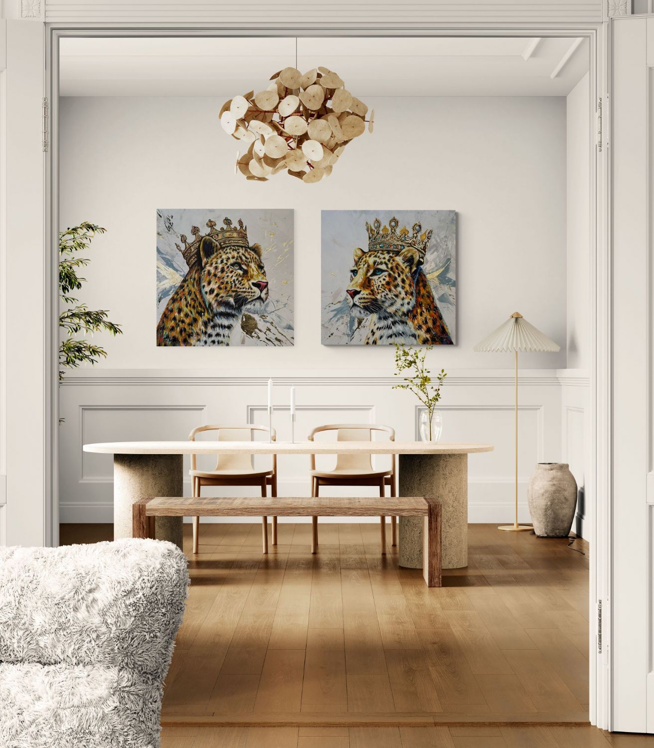 Leopardo Regina in Oro