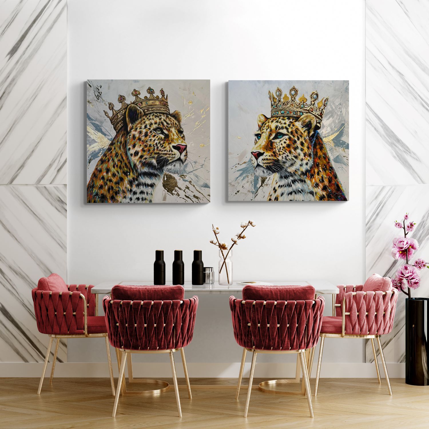 Leopardo Regina in Oro