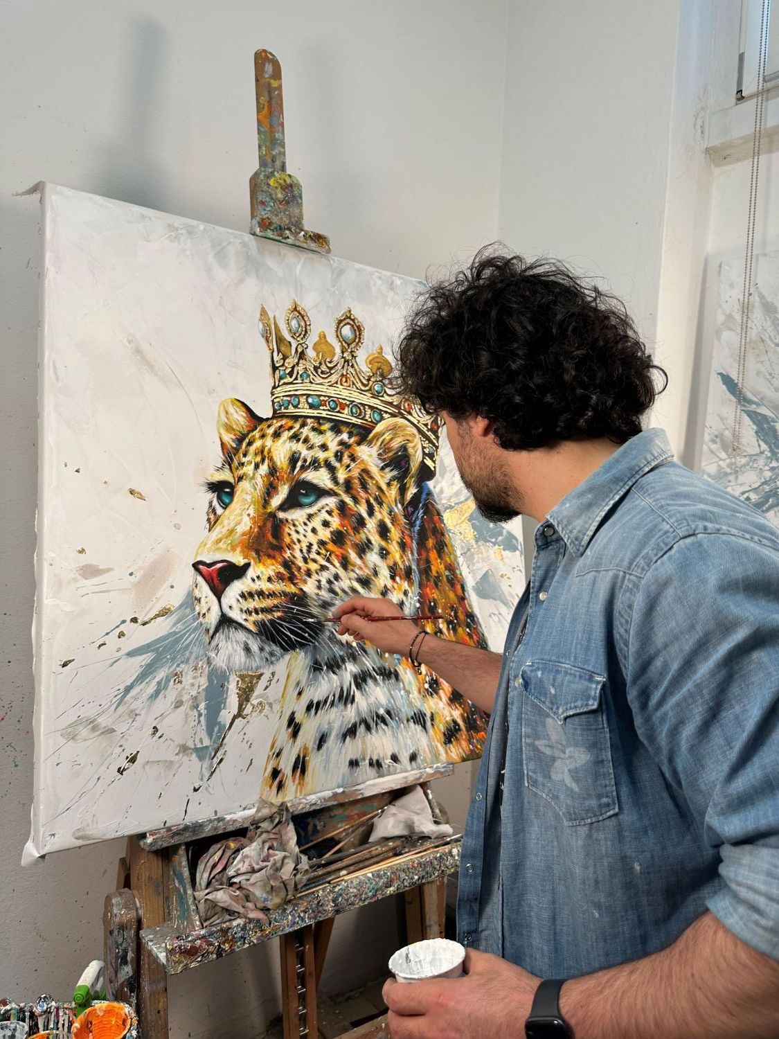 Leopardo Regina in Oro