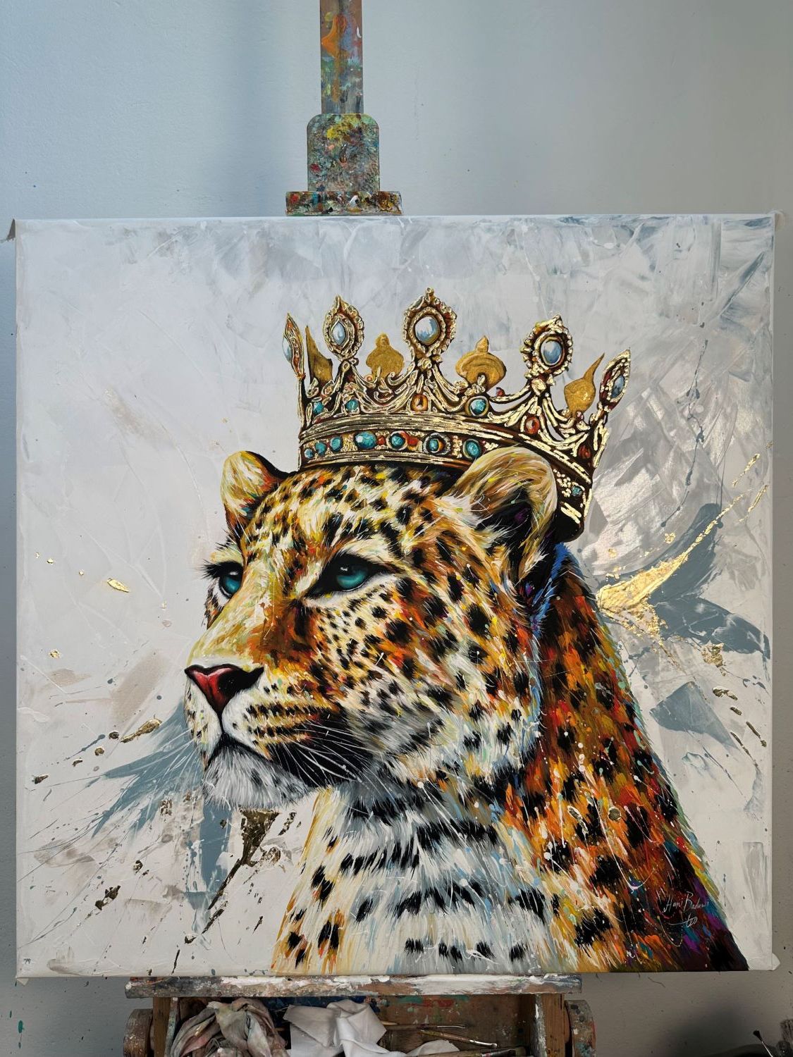 Leopardo Regina in Oro