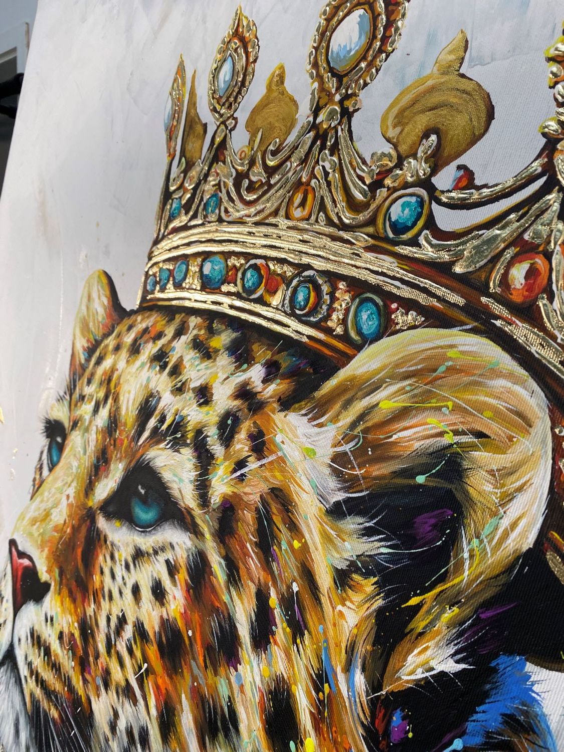 Leopardo Regina in Oro