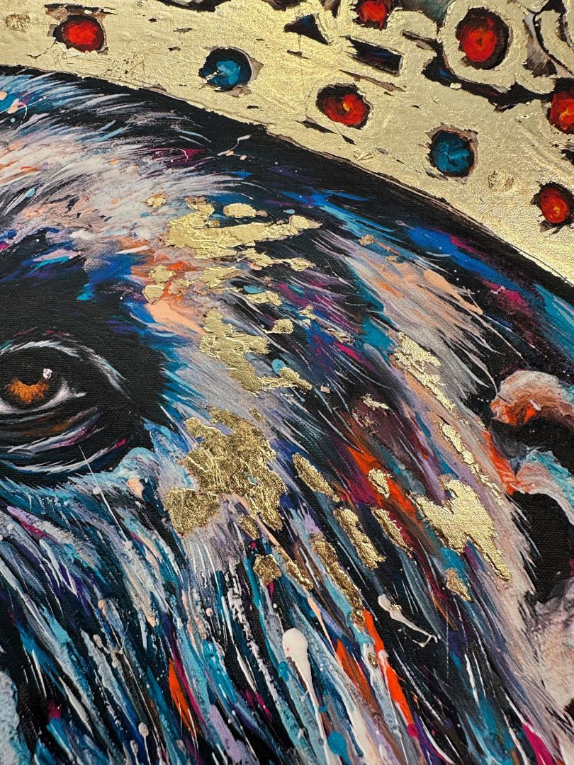 King Gorilla Gold Fine Art Retouché