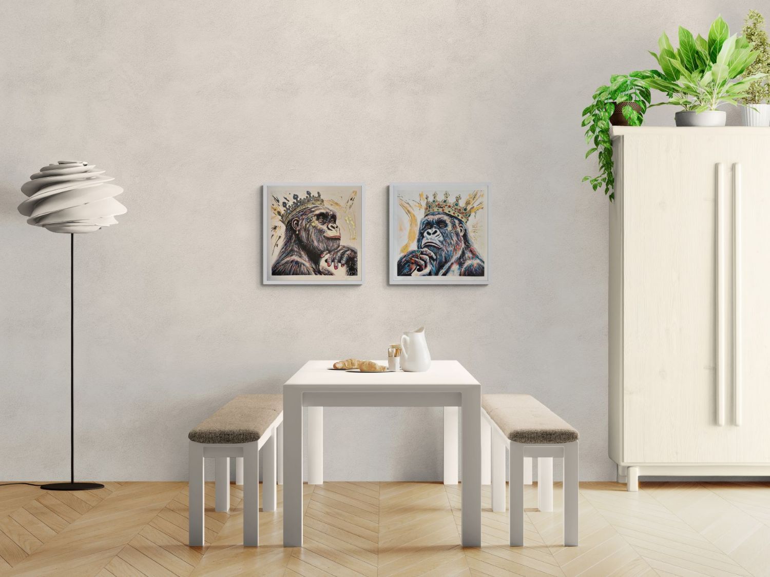 King Gorilla Gold Fine Art Retouché