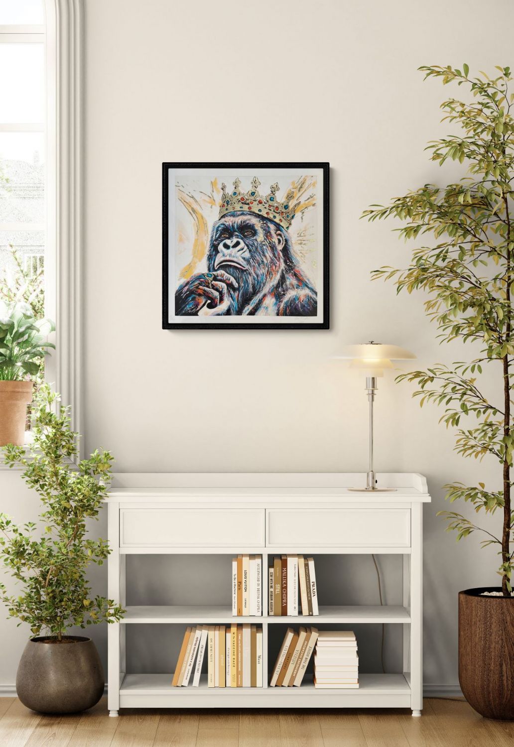 King Gorilla Gold Fine Art Retouché