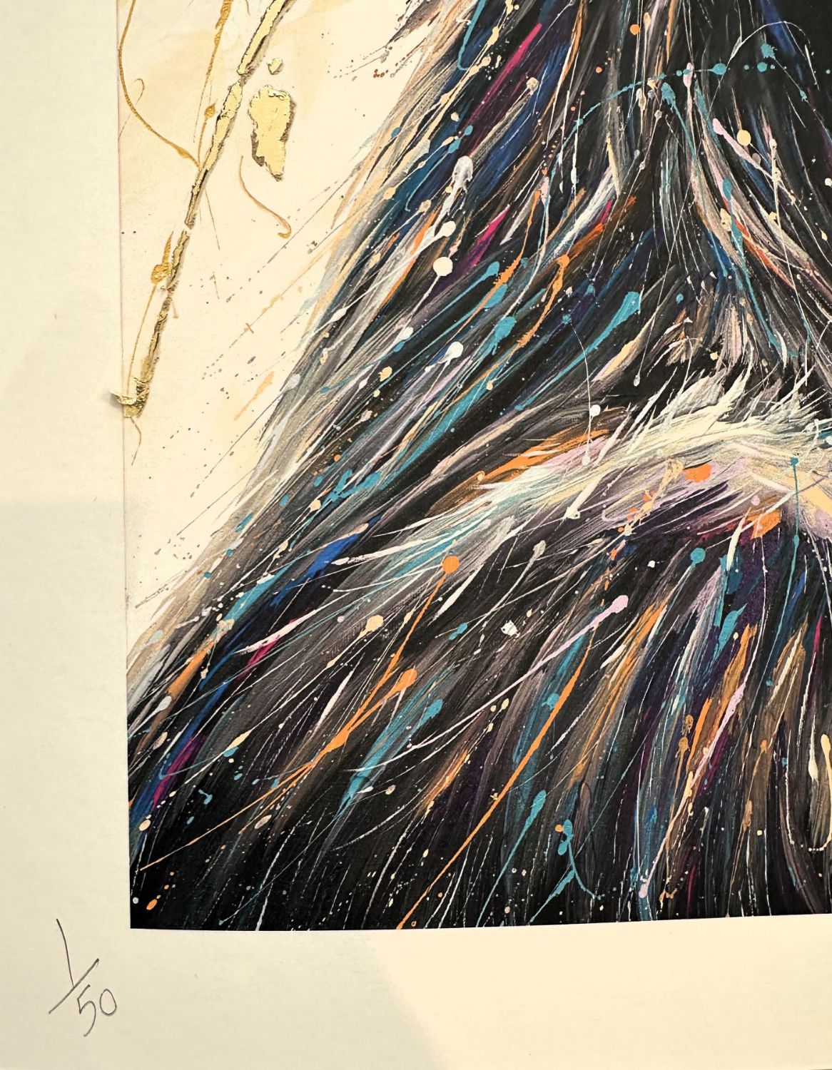 Queen Gorilla Gold Fine Art Retouché