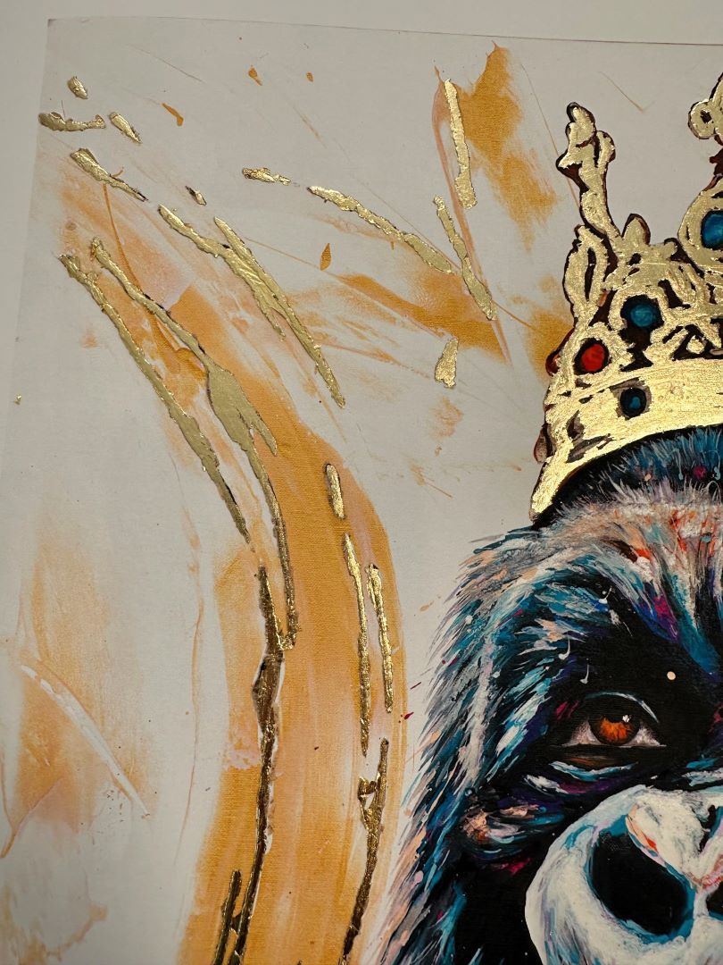 King Gorilla Gold Fine Art Retouché