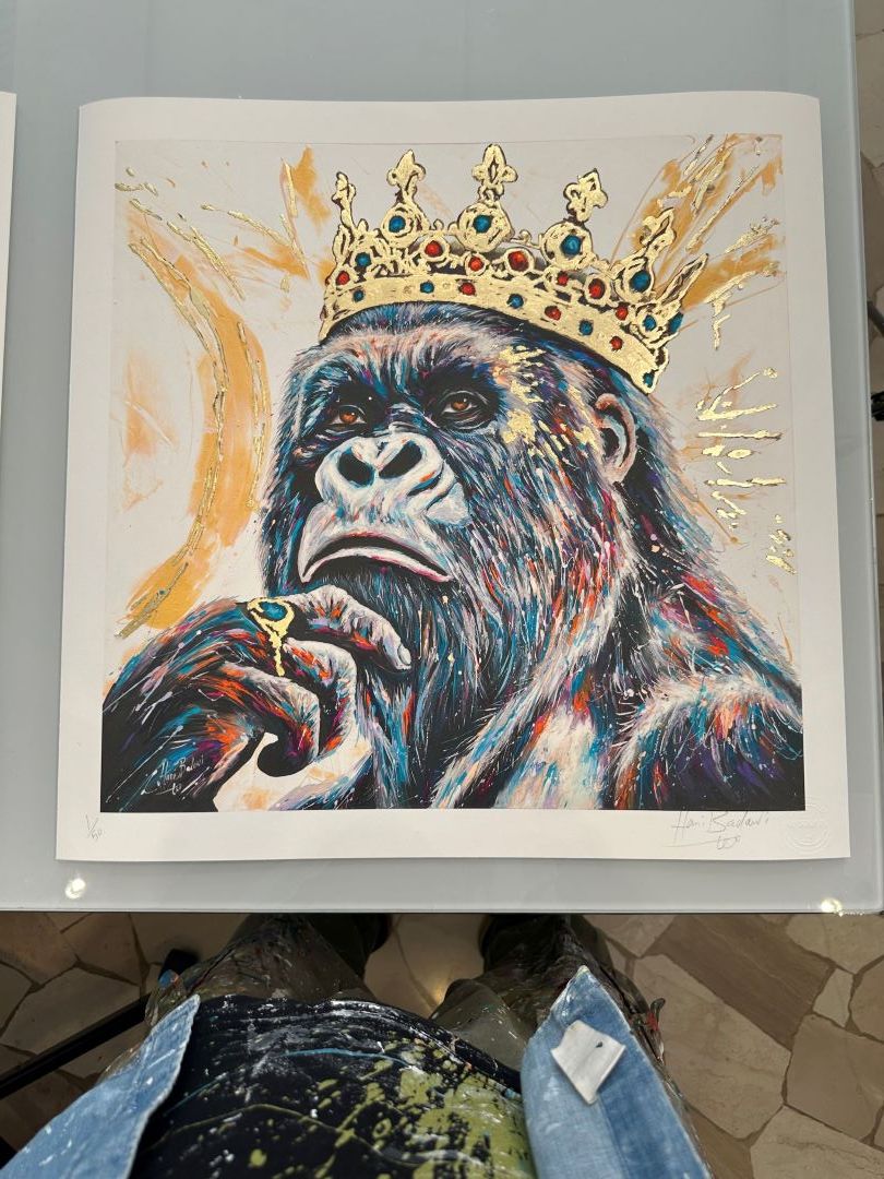 King Gorilla Gold Fine Art Retouché